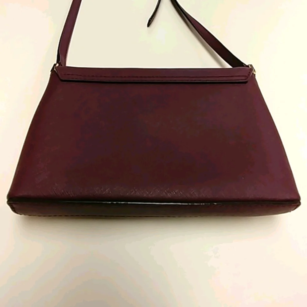 Kate Spade Plum Leather Brighton Avenue Sally Crossbody